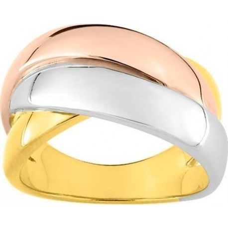 BAGUE PLAQUE OR