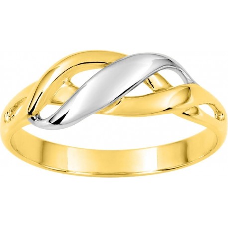 BAGUE PLAQUE OR