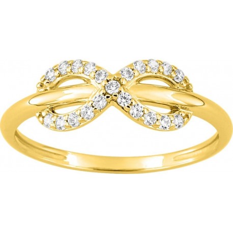 BAGUE PLAQUE OR