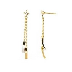 BOUCLES D'OREILLES OR 375/1000