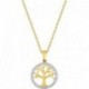 COLLIER PLAQUE OR