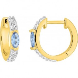 BOUCLES D'OREILLES PLAQUE OR