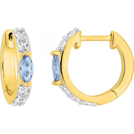 BOUCLES D'OREILLES PLAQUE OR