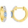 BOUCLES D'OREILLES PLAQUE OR