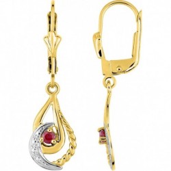 BOUCLES D'OREILLES OR 375/1000