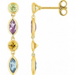 BOUCLES D'OREILLES OR 375/1000