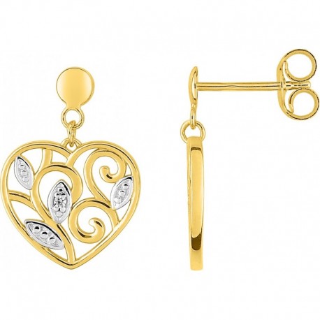 BOUCLES D'OREILLES OR 375/1000