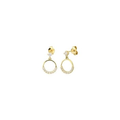 BOUCLES D'OREILLES OR 375/1000