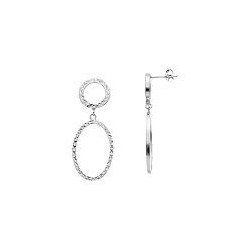 BOUCLES D'OREILLES OR 375/1000