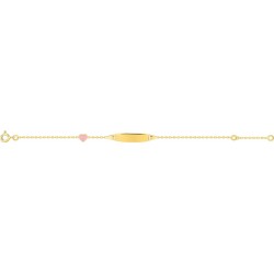 IDENTITE BEBE PLAQUE OR