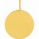 MEDAILLE PLAQUE OR