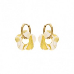 BOUCLES D'OREILLES ACIER