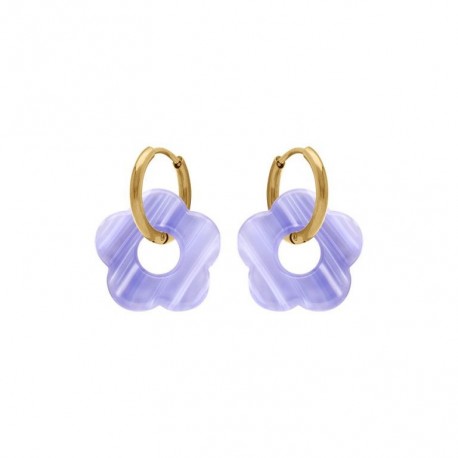 BOUCLES D'OREILLES ACIER