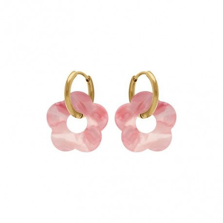 BOUCLES D'OREILLES ACIER