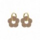 BOUCLES D'OREILLES ACIER