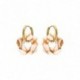 BOUCLES D'OREILLES ACIER