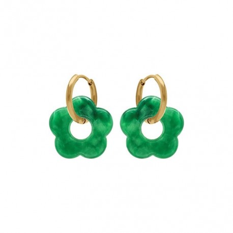 BOUCLES D'OREILLES ACIER