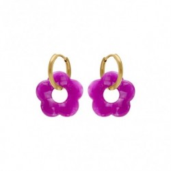 BOUCLES D'OREILLES ACIER