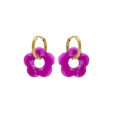 BOUCLES D'OREILLES ACIER