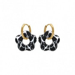 BOUCLES D'OREILLES ACIER