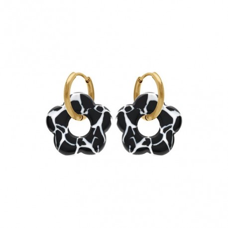 BOUCLES D'OREILLES ACIER