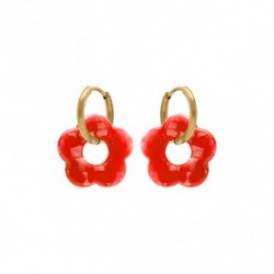 BOUCLES D'OREILLES ACIER
