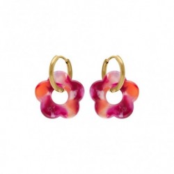 BOUCLES D'OREILLES ACIER