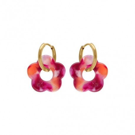 BOUCLES D'OREILLES ACIER