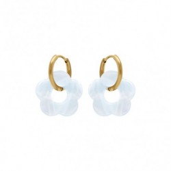 BOUCLES D'OREILLES ACIER