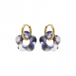 BOUCLES D'OREILLES ACIER