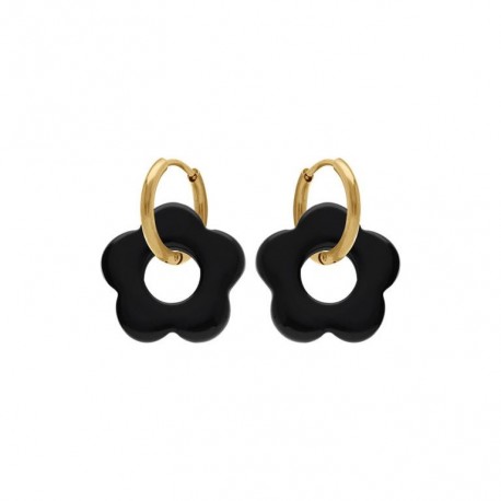 BOUCLES D'OREILLES ACIER