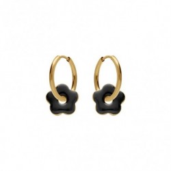 BOUCLES D'OREILLES ACIER