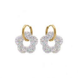 BOUCLES D'OREILLES ACIER