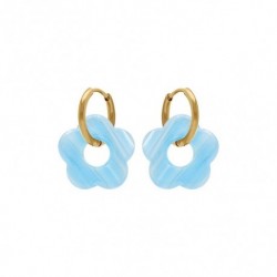 BOUCLES D'OREILLES ACIER