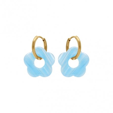BOUCLES D'OREILLES ACIER