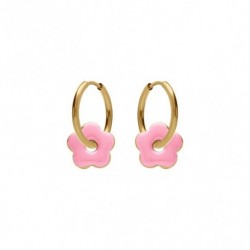 BOUCLES D'OREILLES ACIER