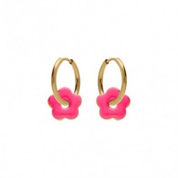 BOUCLES D'OREILLES ACIER