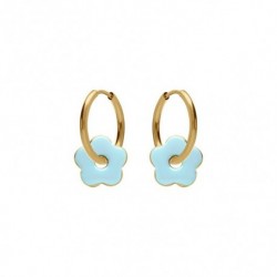 BOUCLES D'OREILLES ACIER