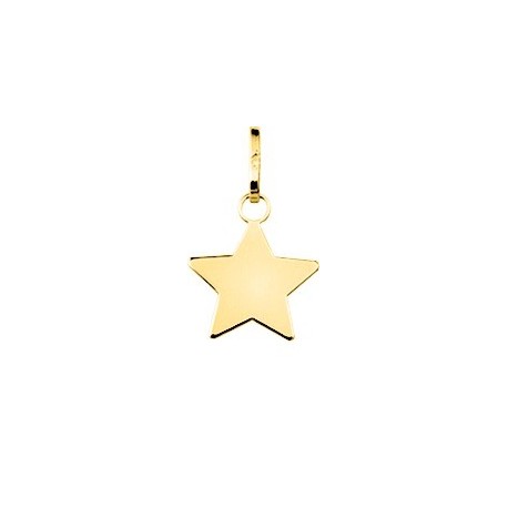 PENDENTIF PLAQUE OR