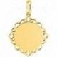 MEDAILLE PLAQUE OR