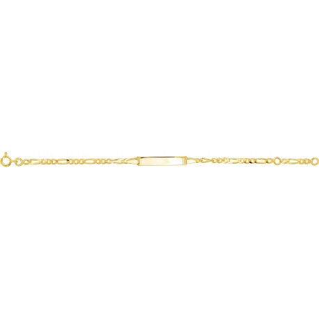 IDENTITE BEBE PLAQUE OR