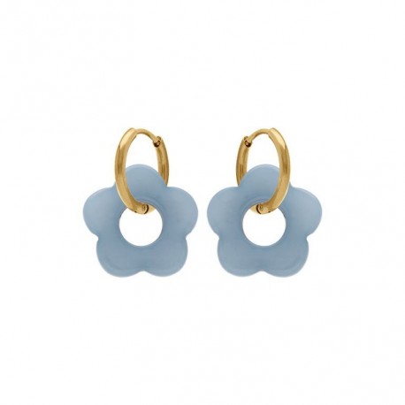 BOUCLES D'OREILLES ACIER