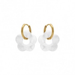 BOUCLES D'OREILLES ACIER