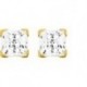 BOUCLES D'OREILLES PLAQUE OR