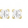 BOUCLES D'OREILLES PLAQUE OR