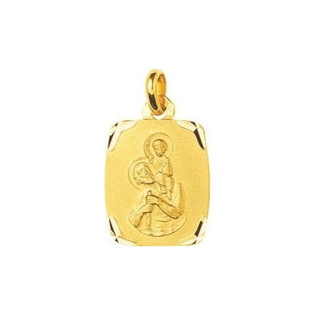 MEDAILLE PLAQUE OR