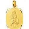 MEDAILLE PLAQUE OR