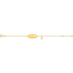 IDENTITIE BEBE PLAQUE OR