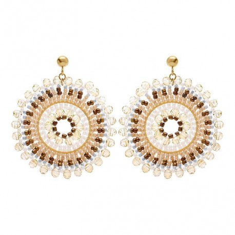 BOUCLES D'OREILLES ACIER