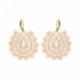 BOUCLES D'OREILLES ACIER
